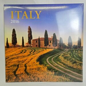 2016 Italy Wall‎ Calendar, 12" x 12", 8940032, New Sealed